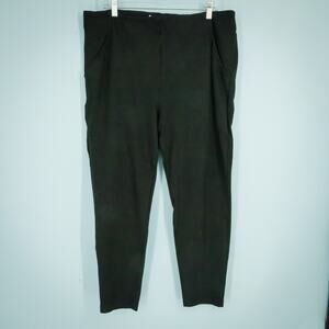 Betabrand Plus Size XXL Black Dress Career Pull On Ankle Yoga Pants Leggings